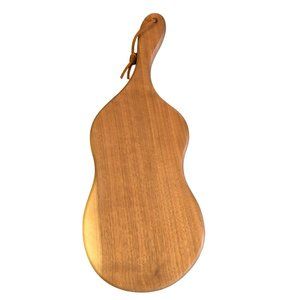 Wooden Cutting Cheese Charcuterie Board Handmade 14 3/4" One of a Kind